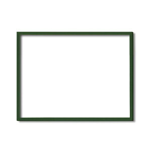 【送料無料】〔 木製額 〕 デッサン額 小全紙サイズ 660×510mm グリーン 壁掛けひも付き UVカットアクリル 木製 フレーム 額縁 額