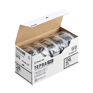 �y���������z�L���O�W��(KING JIM) �e�v��PRO�e�[�v�G�R�p�b�N 24mm �������x�� 5�� ST24K-5P