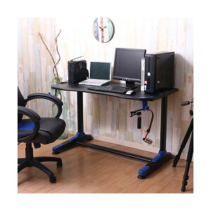 �y���������z�Q�[�~���O�f�X�N/��ƃe�[�u�� �y�C�[�W�[01 �u���[�z ��120×���s65cm �wGAMING DESK XeNO �[�m�x�y����s�z