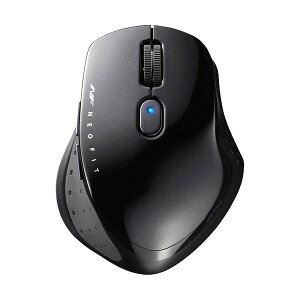 �y���������z(�܂Ƃ�) �o�b�t�@���[ ���� BlueLED5�{�^�� �l�I�t�B�b�g�}�E�X M�T�C�Y �u���b�N BSMBW510MBK 1�� �y×5�Z�b�g�z