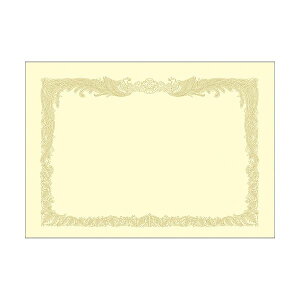 【送料無料】ササガワ タカ印 OA賞状用紙 クリーム A3 タテ書用 業務用パック 10-1187 1ケース(100枚)