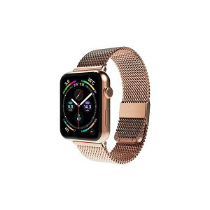 miak CLIP MESH BAND for Apple Watch 45/44/42mm ���[�Y�S�[���h SMAMA-W4244RG