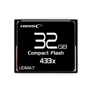 HIDISC CFJ[h 32GB 433x Read65MB^s MLC`bv HDCF32G433XJP3