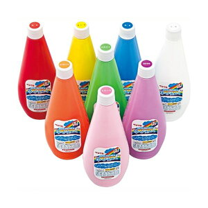 【送料無料】ぺんてる ゆびえのぐ 8色セット WHG-8