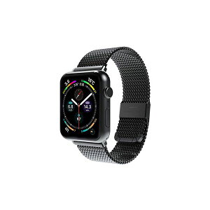 miak CLIP MESH BAND for Apple Watch 41/40/38mm �u���b�N SMAMA-W3840BK