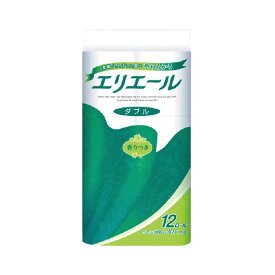 【送料無料】(まとめ）大王製紙 エリエール トイレットペーパー W 12ロール【×5セット】 生活用品・インテリア・雑貨 日用雑貨 トイレットペーパー レビュー投稿で次回使える2000円クーポン全員にプレゼント