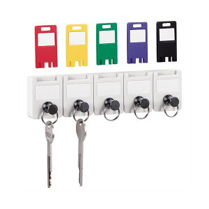 (まとめ) ライオン事務器 キーハンガー 5連 KT-5 1個 【×5セット】