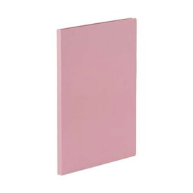 【送料無料】（まとめ）TANOSEE 貼り表紙クリアファイルA4タテ 10ポケット コリンスピンク 1冊【×50セット】