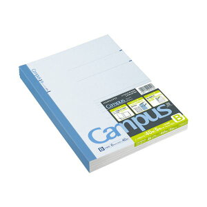 【送料無料】コクヨ キャンパスノート(中横罫)セミB5 B罫 40枚 ノ-4BNX5 1セット(120冊:5冊×24パック)