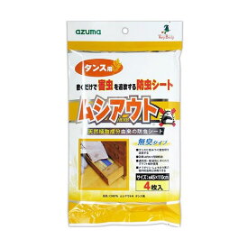 【送料無料】(まとめ) アズマ工業 防虫シート ムシアウトH タンス用 CH876 1パック(4枚) 【×5セット】 生活用品・インテリア・雑貨 日用雑貨 殺虫・防虫剤 その他の殺虫・防虫剤 レビュー投稿で次回使える2000円クーポン全員にプレゼント