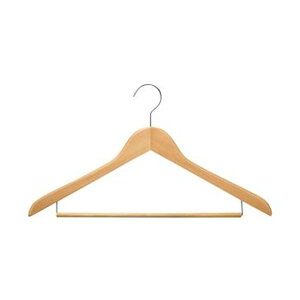【送料無料】(まとめ)ニーズ 木製ハンガー 1箱(10本)【×10セット】