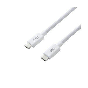 �y���������z�G���R�� USB4�P�[�u��/C-C�^�C�v/�F�ؕi/PD�Ή�/40Gbps/0.8m/�z���C�g USB4-CC5P08WH