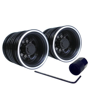 �C�[�O���͌^ R�A���~�z�C���E�Z�b�gD �I�[�o��(2) TAM 1/14 Big Truck[BK] �p #BT-W04R-U-BK