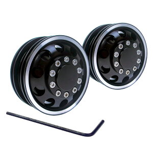 �C�[�O���͌^ F�A���~�z�C���E�Z�b�gF ���E���h(2)For TAM 1/14 Big Truck[BK] #BT-W06F-U-BK