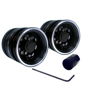 �C�[�O���͌^ R�A���~�z�C���E�Z�b�gF ���E���h(2)For TAM 1/14 Big Truck[BK] #BT-W06R-U-BK