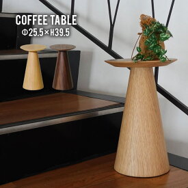 サイドテーブル コーヒーテーブル ソファテーブル ナイトテーブル シンプル おしゃれ テーブル リビング 寝室 丸形 木製 プランターベース 円卓/ コーヒーテーブル 直径25.5×高さ39.5cm