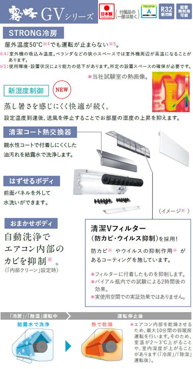 楽天市場】【工事費込 セット】三菱電機 14畳用 エアコン MSZ-GV4025S 