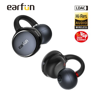 �yVGP 2025 SUMMER ���܁zEarFun Clip �C���[�J�t �C���z�� Bluetooth 6.0/ LDAC�ɑΉ�/ �ő�40���ԘA���Đ�/ 3D�I�[�f�B�I/���R��h�~�ƃf���A��C�^�\��/�����{�^��/�}���`�|�C���g�ڑ�/ IP55�h�o�h��/ EarFun 