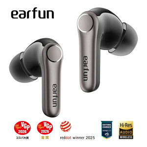 yVGP 2026 ܁ERXp܁zEarFun Air Pro 4+ CXCz Bluetooth 6.0/nCubhEfAhCo[/Ő[`bvuQCC3091vaptX LosslessɑΉ/nC] LDACΉ/Snapdragon Sound/Auracast