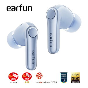�yVGP 2026 ���܁E�R�X�p��܁zEarFun Air Pro 4+ ���C�����X�C���z�� Bluetooth 6.0/�n�C�u���b�h�E�f���A���h���C�o�[/�Ő�[�`�b�v�uQCC3091�vaptX Lossless�ɑΉ�/�n�C���] LDAC�Ή�/Snapdragon Sound/Auracast��