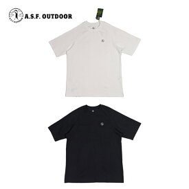 A.S.F. OUTDOOR 『爽楽 -sara-』機能性Tシャツ SORONA 冷感 墨丸デザイン 半袖 ホワイト 白 ブラック 黒 S M L XL 抗菌性 速乾性 サステナブル 繊維 アウトドア 運動 ジョギング ランニング ウェア UV 父の日