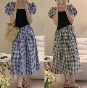 s[X t ؂ւ oCJ[ X  `FbN y傫TCY fB[X H~  ꂢ ^Cg tH[} l i `jbN one-piecez