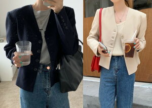 uU[ V[g  VlbN Vv WPbg AE^[y傫TCY fB[X tFCNU[ e[[h tH[} Ǝ  H~ jaket Blazerz