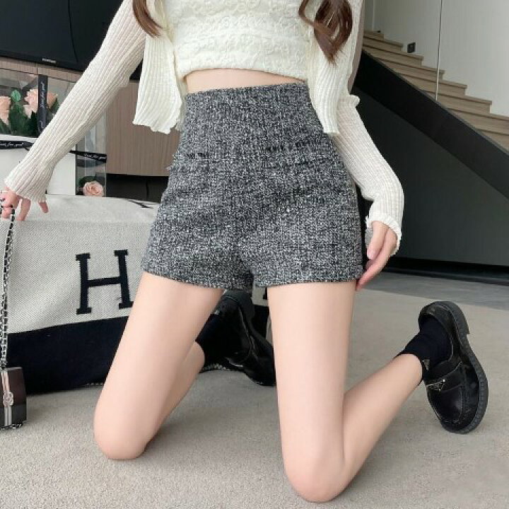 ショートパンツ　ハーフパンツ 女性用 ブラック タイト ホット ガールショーツ 春秋冬 2025  小さめ ハイウエスト スリム パンツ  ブーツ