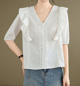 Vc t ؂ւ ̌^Jo[  y傫TCYz sweetny傫TCY fB[X H~ `jbN tH[} ItBX {E^C VtH Vc Ci[ blousez