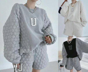 ㉺Zbg 2_Zbg  ؂ւ ̌^Jo[ y傫TCY fB[X jbg ㉺Zbg set XEFbg XGbg sweat [EFA W[W H~ setupz