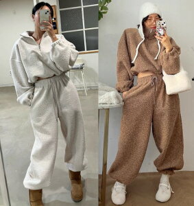 ㉺Zbg 2_Zbg  ؂ւ ̌^Jo[y傫TCY fB[X jbg ㉺Zbg set XEFbg XGbg sweat [EFA W[W H~ setupz