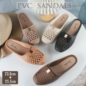 T_ fB[X C ~[ PVC y tbg ꂢ Xb| ؂  uEy傫TCY fB[X ₷ ItBX x_ H~ ~[ JWA sandal mule