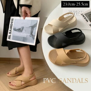 T_ C ƂȂ tbg Xbp  T_ PVC y yʁy傫TCY fB[X ₷ ItBX x_ H~ ~[ JWA sandal mulez