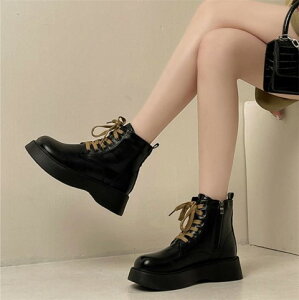 ショートブーツ 滑り止め 大人気 レトロ 学生 ラウンドトゥ 厚底 【大きいサイズ レディース 雪道 サイドゴア ヒール ロング 美脚 エンジニアブーツ ブーティ 秋冬 boots】