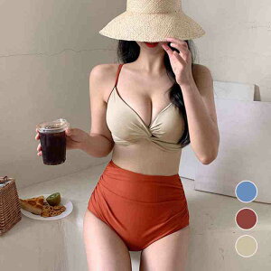 レディースビキニ 水着2点セットセクシー【大きいサイズ レディース 体型カバー フィットネス ワンピース ショートパンツ タンキニ ビキニ mizugi】