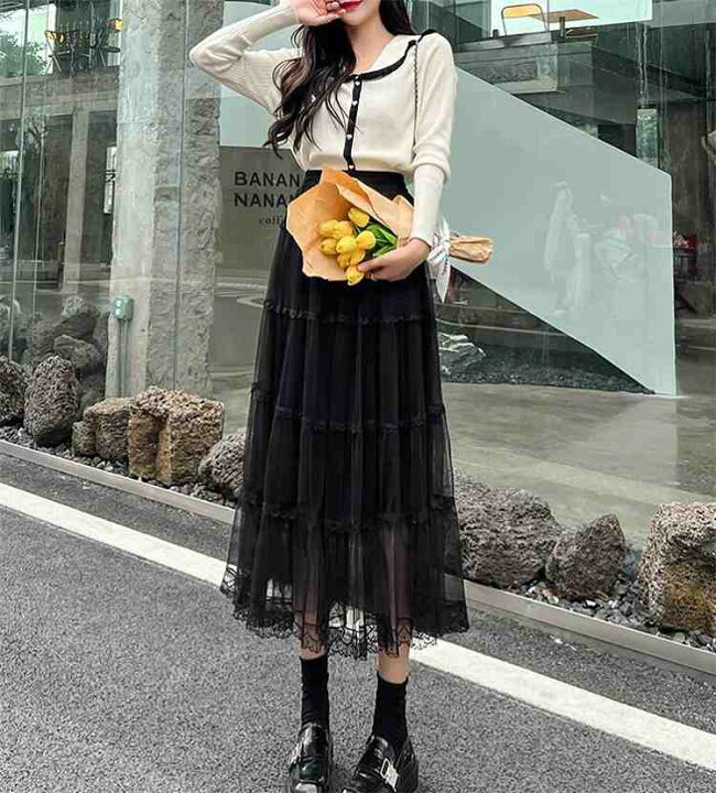楽天市場】レーヨン ロングスカート Aライン シンプル 可愛い おしゃれ  
