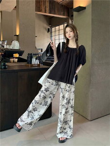  gbvX/ Opc 2_ ZbgAbvy傫TCY fB[X jbg ㉺Zbg set XEFbg XGbg sweat [EFA W[W H~ setupz