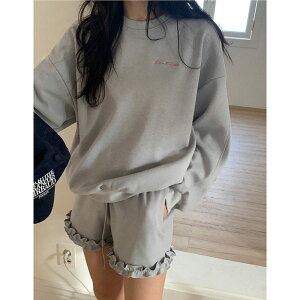 ؍ 2_ZbgAbvy傫TCY fB[X jbg ㉺Zbg set XEFbg XGbg sweat [EFA W[W H~ setupz