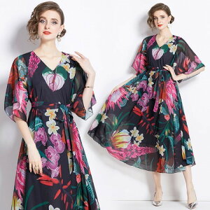 VlbNVtHs[Xy傫TCY fB[X H~  ꂢ ^Cg tH[} l i `jbN one-piecez