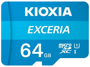 KIOXIA(�L�I�N�V�A) microSD 64GB UHS-I Class10 (�ő�Ǐo���x100MB/s) KLMEA64G EXCERIA �L���q��