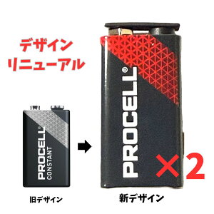 2�Z�b�g PROCELL �v���Z�� DURACELL �f�����Z�� 9V�d�r �G�t�F�N�^�[ �A���J�� ���{�q��