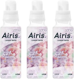 3個セット ソフラン エアリス バルコニー(ネクタリン&フリージアの香り) 本体 480ml　岩手倉庫