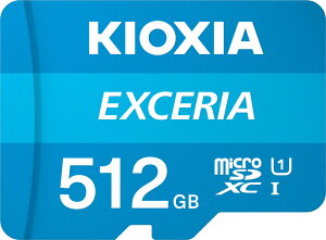 KIOXIA(�L�I�N�V�A) �����Ń����� microSD 512GB UHS-I Class10 �@KLMEA512G EXCERIA�@�L���q��