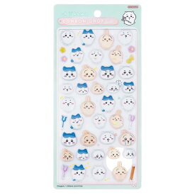 3匹　ちいかわ シール ちいかわ × ハチワレ × うさぎ ボンボンドロップシール S8542945 サンスター文具 東京南倉庫