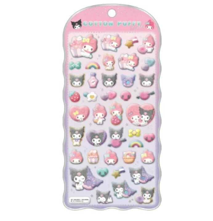 楽天市場】マイメロディ クロミ コットンパフィー シール COTTON PUFFY 