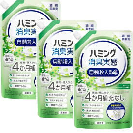 【まとめ買い3個セット】ハミング消臭実感 自動投入専用 澄みきったリフレッシュグリーンの香り 700mL 東京南倉庫