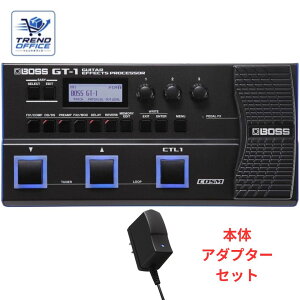 BOSS GT-1 + �����A�_�v�^�[ PSA-100S2 �Z�b�g �{�X �M�^�[ �}���`�G�t�F�N�^�[ ���{�q��