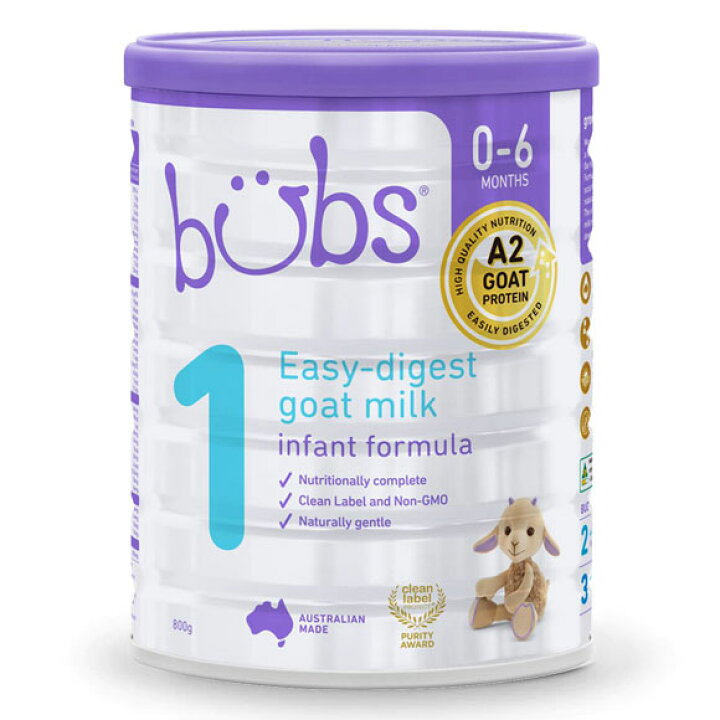 楽天市場】【送料無料】Bubs（バブズ）A2 ヤギミルク・山羊・ゴート 