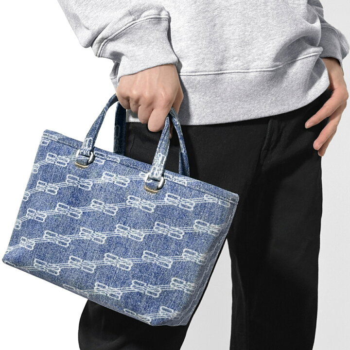 楽天市場】BALENCIAGA バレンシアガ BB ロゴ デニム トートバッグ 