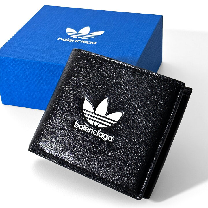 楽天市場】BALENCIAGA×adidasコラボウォレット 小銭入れ付き 二つ折り 